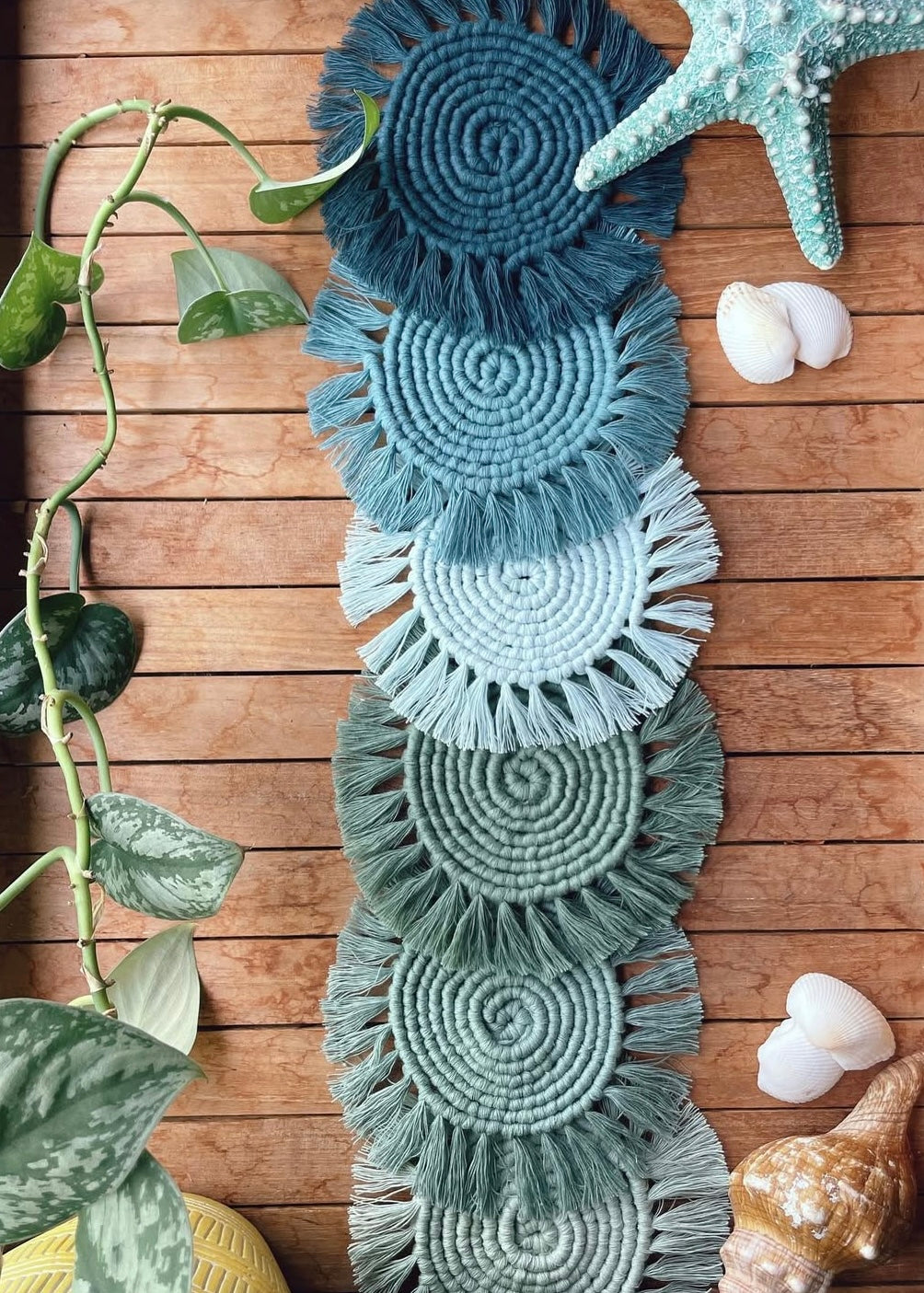 Round Coaster, Light Blue