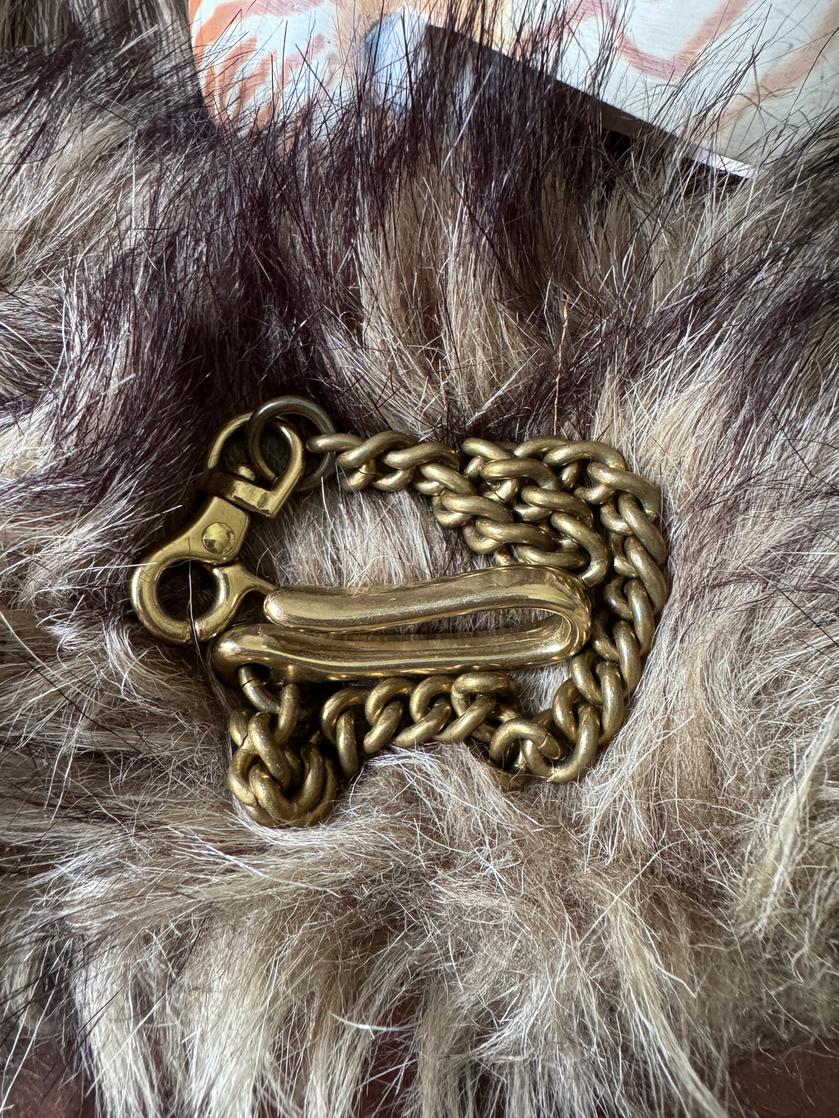 Brass Wallet Chain #1